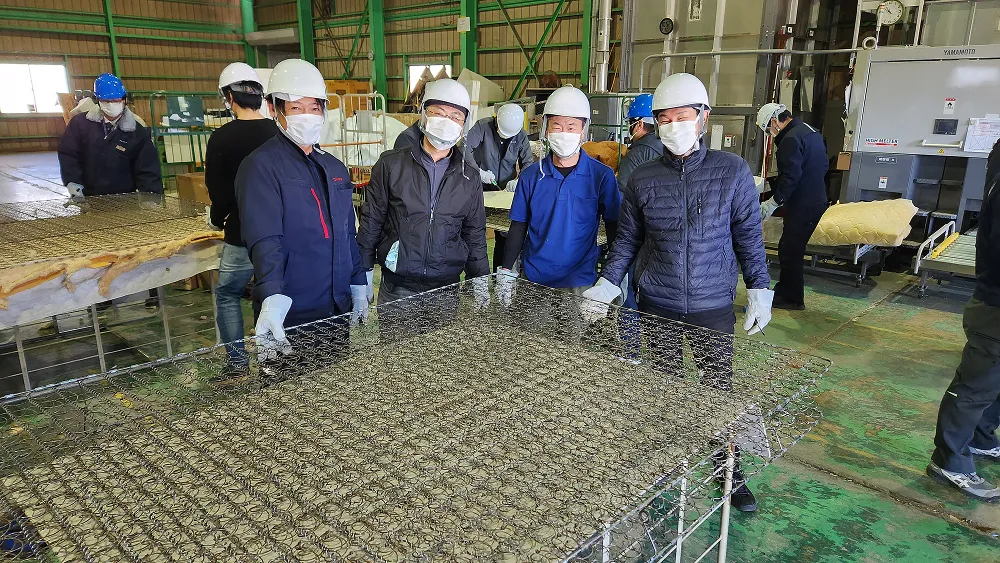 スプリングマットレス解体体験研修会