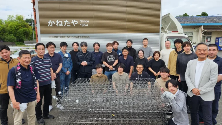 スプリングマットレ ス解体体験研修会