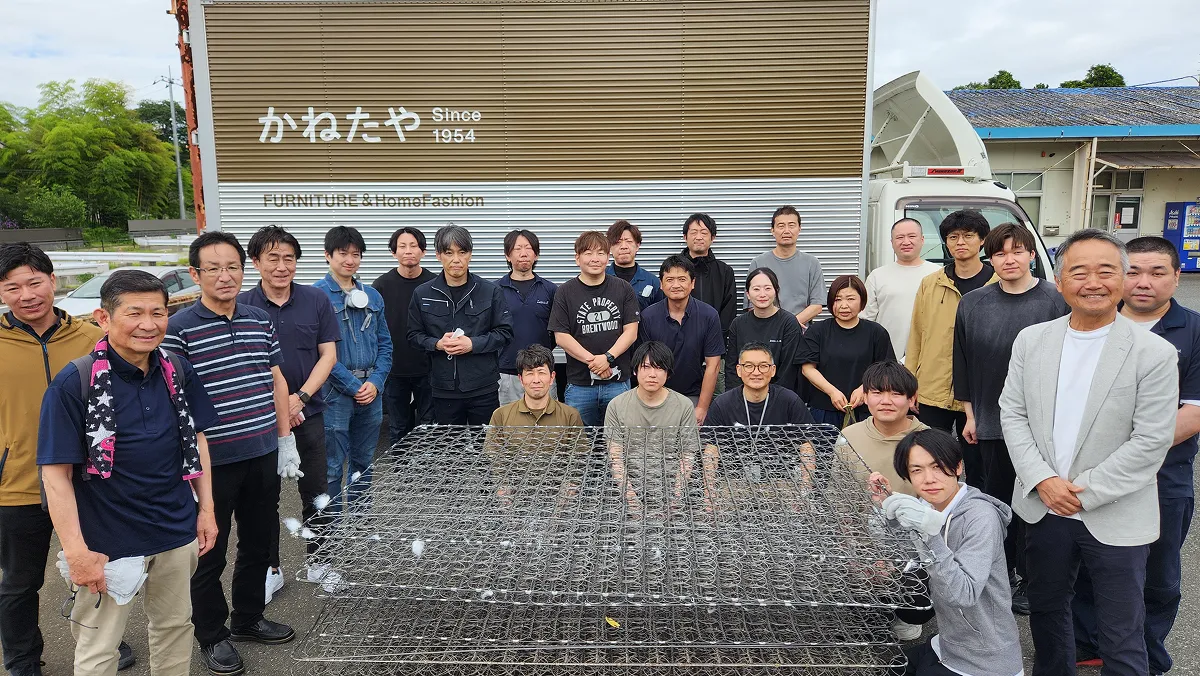 スプリングマットレ ス解体体験研修会